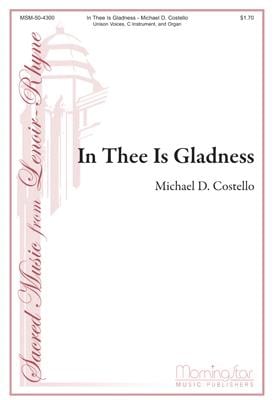 In Thee Is Gladness